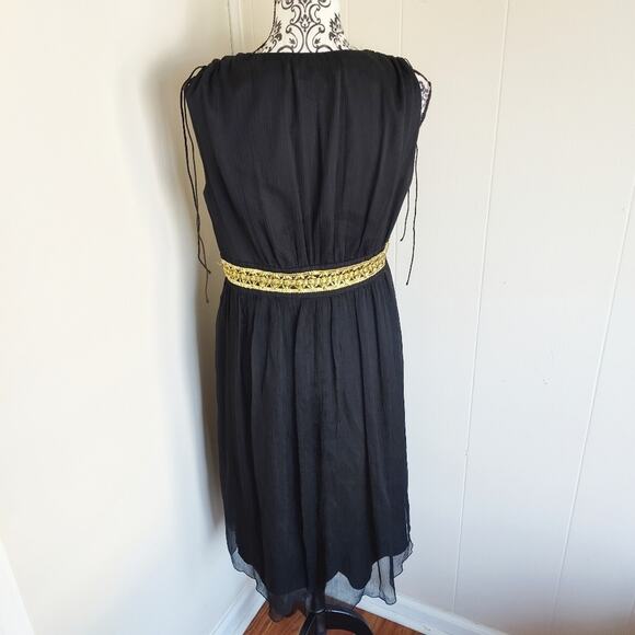 Spenser Jeremy Black Silk Mini Dress - Picture 3 of 4